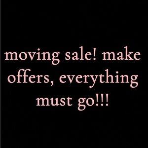 Moving Sale Announcement
